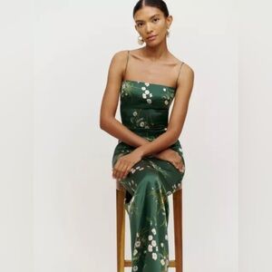 REFORMATION Frankie Silk Dress - NWT!! Size 8